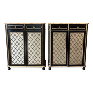 Late 19th Century Regency Cabinets, Set of 2 For Sale
