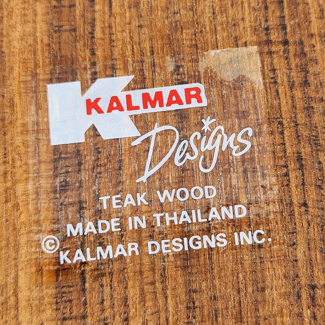 Vintage Kalmar Teak Wood 30-Slot CD Rack