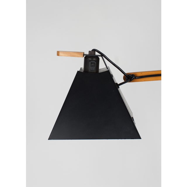 Black Archimedes Floor Lamp by Gemma Bernal and Ramón Isern for Tramo 1970s For Sale - Image 8 of 12