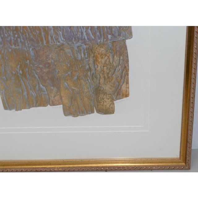 Late 20th Century Janet Jones "Badlands" Etching W/ Aquatint C.1983 For Sale - Image 5 of 11