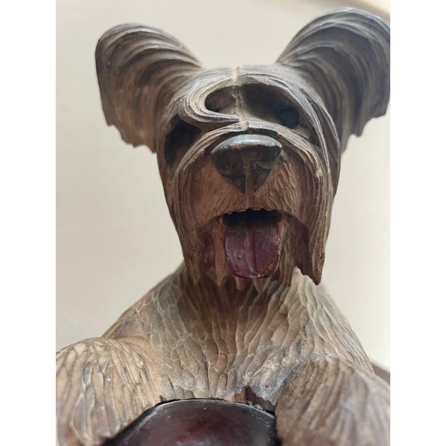 Black Forest Carved Terrier Box For Sale - Image 4 of 9