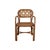 Bridget chair with arms in stained rattan and plywood by popus editions. Dimensions: w 54 x d 59 x h 86 cm. Materials:...