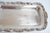 1950s International Silver Co. Silverplate Rectangle Embossed Bread Platter Serving Tray For Sale - Image 15 of 16