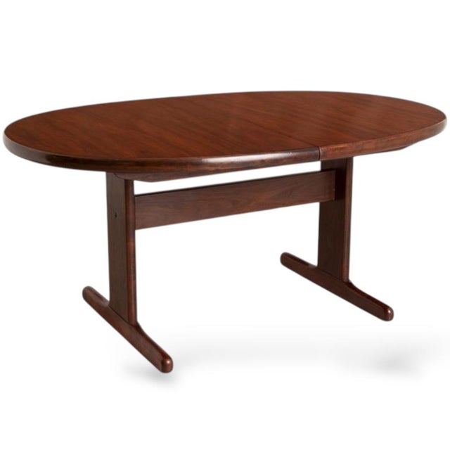 Mid-Century Modern Danish Rosewood Extending Dining Table by Skovby, 1980s For Sale - Image 4 of 10