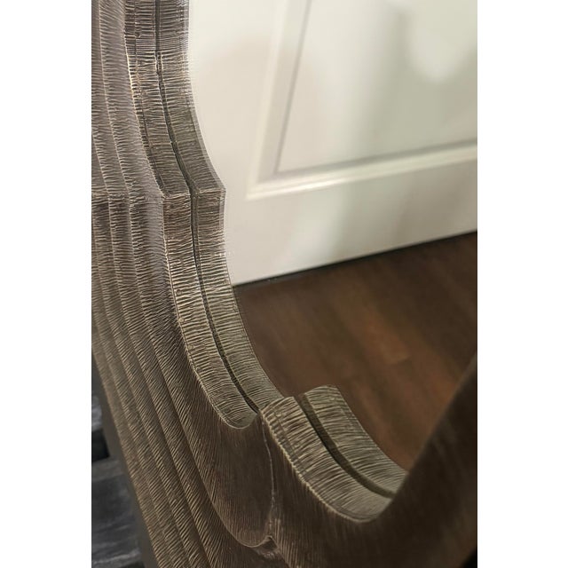 Pair of Global Views Sequential Mirrors – Antique Silver – 40” For Sale In Dallas - Image 6 of 8