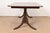 Baker Furniture Style Georgian Mahogany Double Pedestal Extension Dining Table, Newly Refinished For Sale - Image 12 of 13