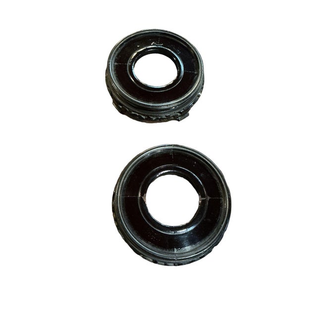 Early 20th Century Exceptional Pair of Chinese Cloisonné Vases With Carved Stands For Sale - Image 6 of 9