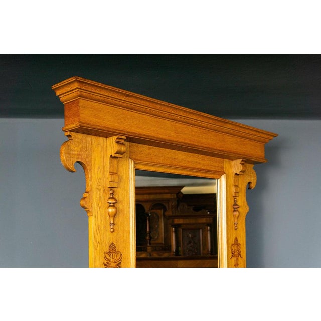 Vintage Mirror Hallway Cupboard For Sale - Image 5 of 18