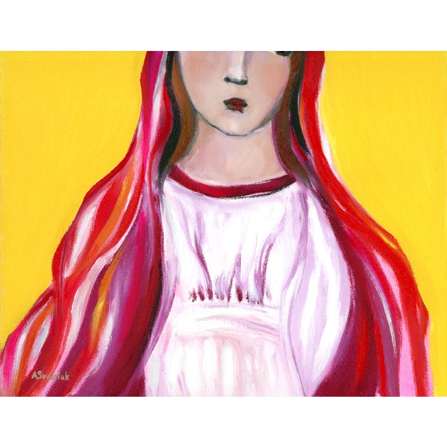 Mary, Contemporary Portrait Oil Painting For Sale - Image 4 of 8