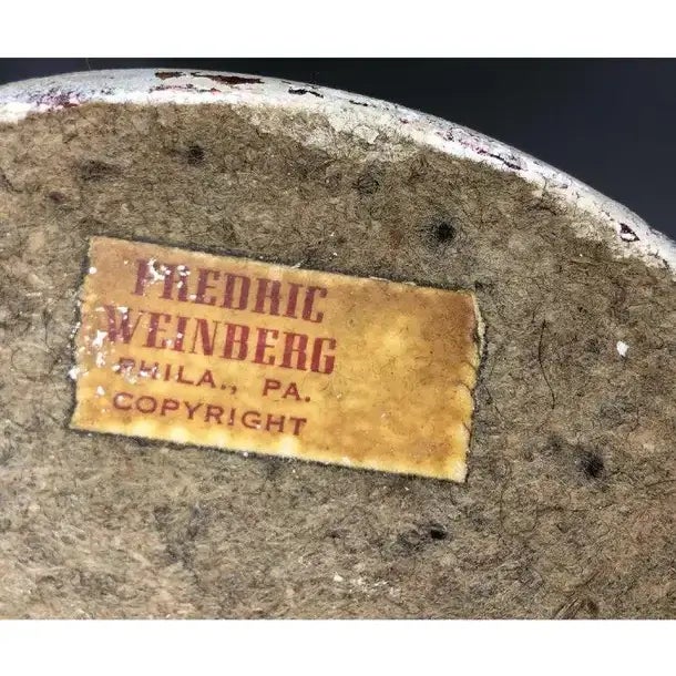 Mid 20th Century Midcentury Frederic Weinberg Bucking Zebra Table Lamp, Signed For Sale - Image 5 of 5