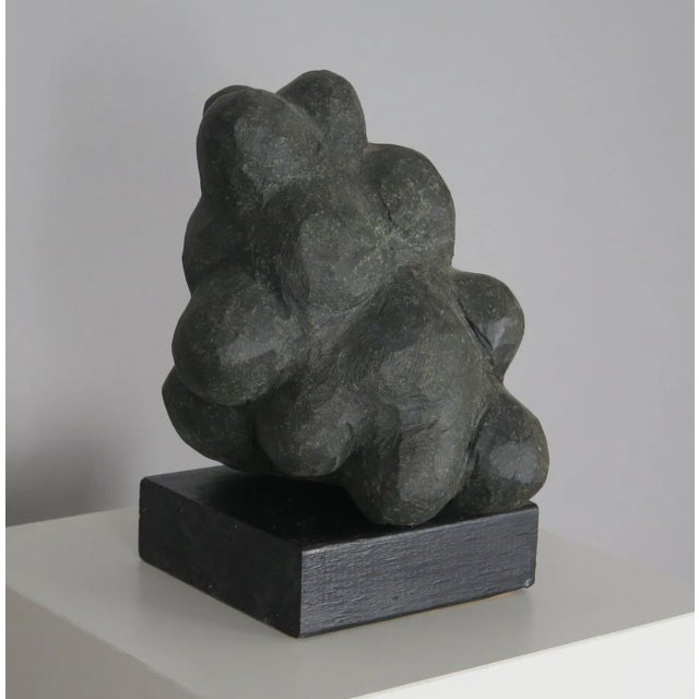 Noguchi "Formia" Black Granite Sculpture by Danish Sculptor Ole Mynster Herold For Sale - Image 4 of 6