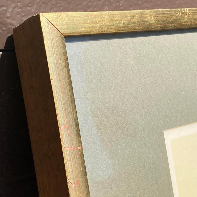 Orange Elton Bennett (1910-1974) “The Tall Ship” Signed Nautical Silkscreen For Sale - Image 8 of 12