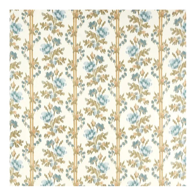 Sanderson Apothecary Rose Fabric in Ether Blues - a sample For Sale