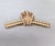 Vintage 1950s Signed Napier Goldtone Faux-Pearl Shell Brooch For Sale In Philadelphia - Image 6 of 6