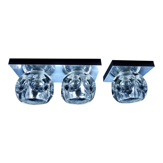 Peill & Putzler Cubic Wall Lights, Germany - Set of 2 For Sale
