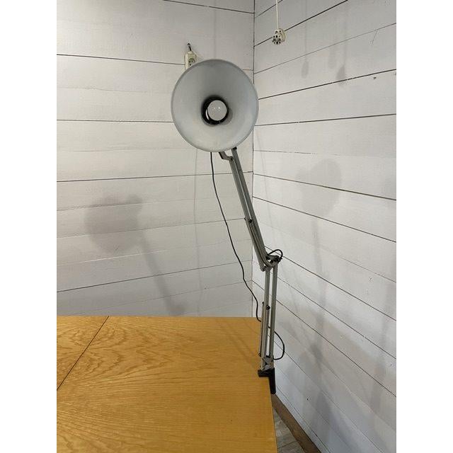 Vintage Desk Lamp in Grey, 1960s For Sale - Image 6 of 9