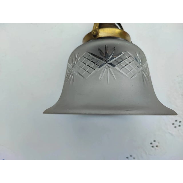 Art Nouveau Brass Wall Sconce, 1890s For Sale - Image 4 of 8