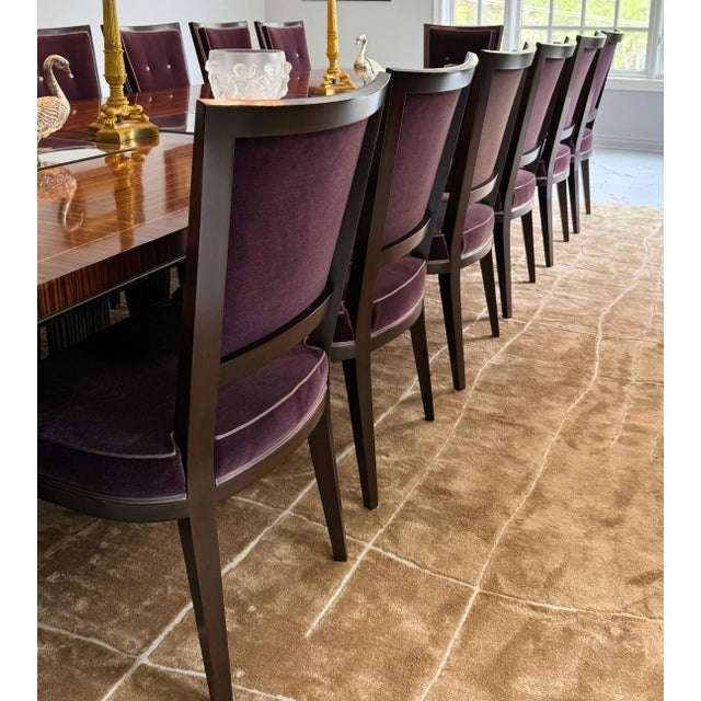 Mid Century French Moderne Dining Chairs in Mohair- Set of 16 or Option for Smaller Set For Sale - Image 12 of 18