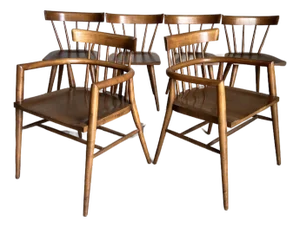Mid Century Modern Paul McCobb Planner Group Dining Chairs - Set of 6