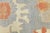 14x17 Hand-Knotted Modern Oushak Rug Premium Hand-Spun Wool Blue/Earth Tones For Sale - Image 9 of 10