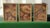 Norman J. Weinstein's "Toadstools - Triptych" pastel artwork with original vintage listing price and artist bio. Each...