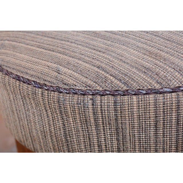 Czech Art Deco Walnut Stool, 1920s For Sale - Image 4 of 9