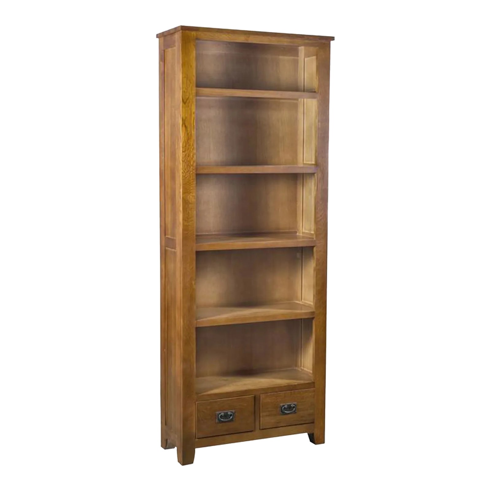 Crafters and Weavers Mission Open Shelf Bookcase Michael's Cherry