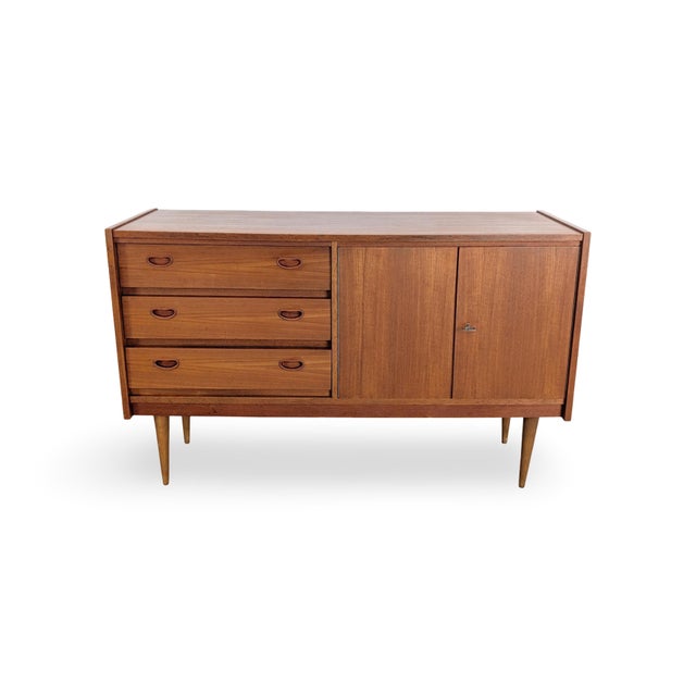 Vintage Danish Sideboard in Teak For Sale - Image 10 of 10