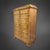 Biedermeier Maple Veneer Pillared Chest of Drawers with Pointed Gable, Thuringia, 1820s For Sale - Image 3 of 11