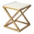 Braylon Marble & Wood End Table, Light Brown For Sale