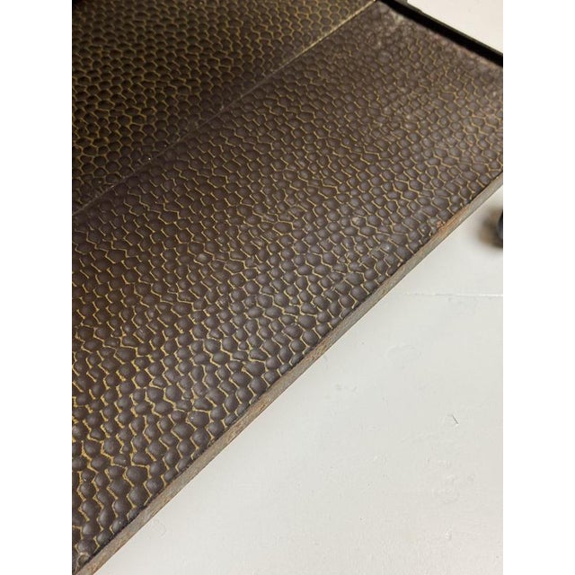 French Serving Trolley in Metal For Sale - Image 14 of 15