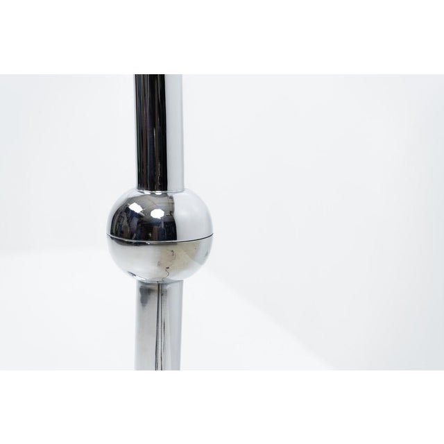 Silver Serpente Floor Lamp from Martinelli Luce, Italy, 1970s For Sale - Image 8 of 15