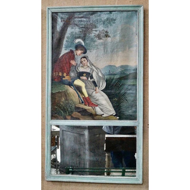 Antique French Trumeau Mirror For Sale - Image 5 of 5