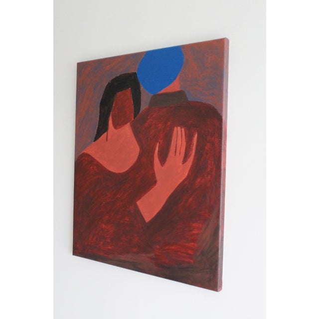 Bodasca, Peinture Figurative Couple Near You, 2026, Acrylic Painting on Canvas For Sale - Image 3 of 9