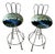 Mid-Century Stools, Spain, 1970, Set of 2 For Sale