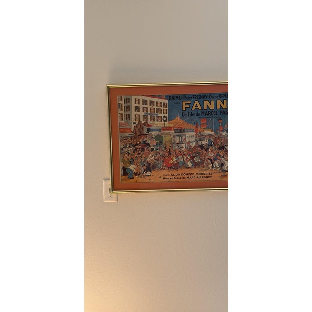 Pumpkin 1950 Original French Lithograph Fanny by Albert Dubout, Framed For Sale - Image 8 of 12