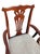 2 Pennsylvania House Cherry Dining Room Armchairs Chippendale Sheild Back For Sale In Philadelphia - Image 6 of 14