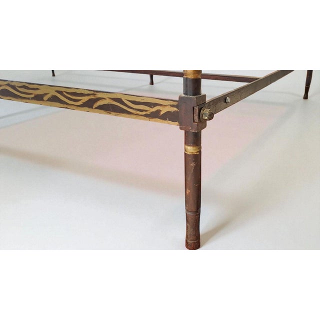 Rare and magnificent antique double bed, authentic Genoese craftsmanship from the 18th century. Features and Details:...