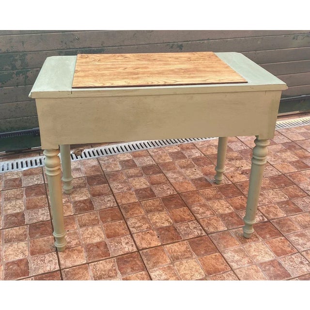 Desk in Oak & Pine, 1950s For Sale - Image 12 of 17