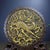 Sandalwood Gilt Carved Qilin Screen on Stand | Chinese Chinoiserie Table Sculpture For Sale - Image 9 of 9