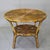 Wood Vintage Round Two-Tier Coffee Table in Bamboo and Rattan by Tito Agnoli, Italy, 1960s For Sale - Image 7 of 9