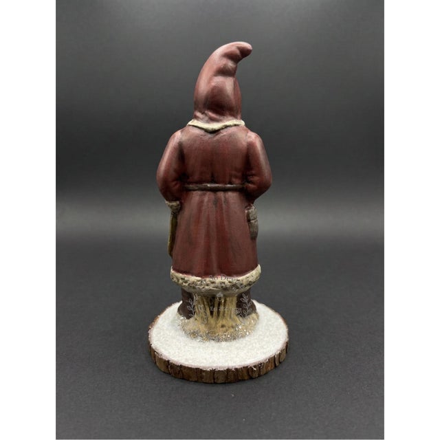 2020s Large Santa Belsnickel Chalkware Sculpture Cast From c.1920 German Mold For Sale - Image 5 of 6