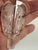 Glass Vintage Hand Cut Thick Crystal Etched Satin Floral Scene Elegant Perfume Bottle For Sale - Image 7 of 13