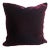 Deep Burgundy Velvet Throw Pillow Cover For Sale