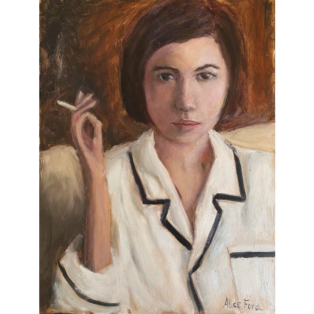 Coco Oil Portrait by Alice Ford For Sale