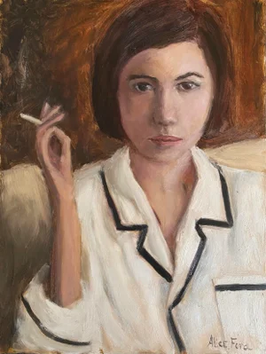 Coco Oil Portrait by Alice Ford