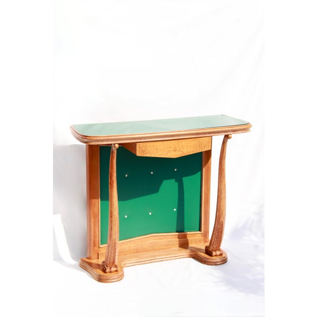 Vintage Art Deco Hall Table, Italy, 1950s For Sale - Image 16 of 18