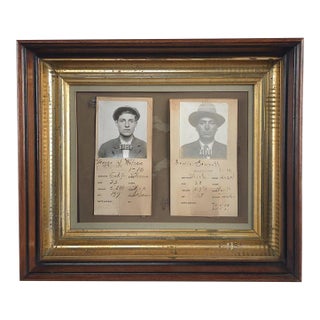 Victorian Mugshots, u.s.a. Circa 1900 For Sale