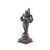 Lost wax bronze casting of a standing Ganesha on plinth with lotus throne. India, circa 1800's. Dimensions: 2-1/2" W x 2"...