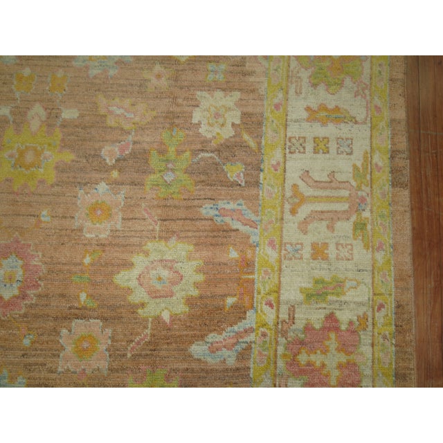 Late 20th Century Colorful Oushak - 8'4" x 11'4" For Sale In New York - Image 6 of 10